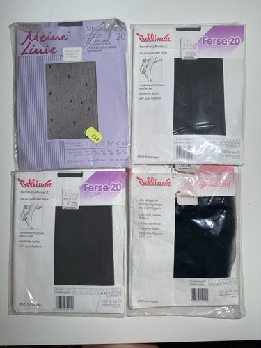 4xvintage strumpfhosen - 4xvintage, (3xovp)