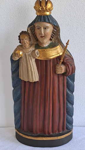 Antike holz figur - antike,