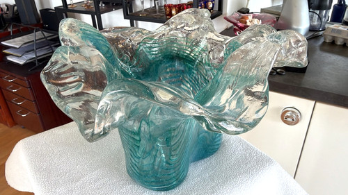 Große schwere glas - xl, schale