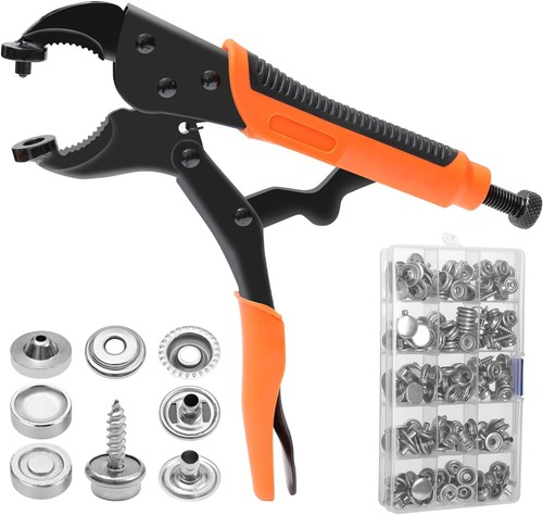 Druckknopf set mit zange - druckknopf,