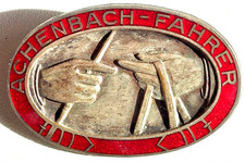 Deutsches Reich, Pferdesport, emaill. Abzeichen,  Achenbach-Fahrer