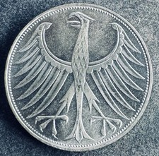 5 Mark 1973 D BRD Silberadler