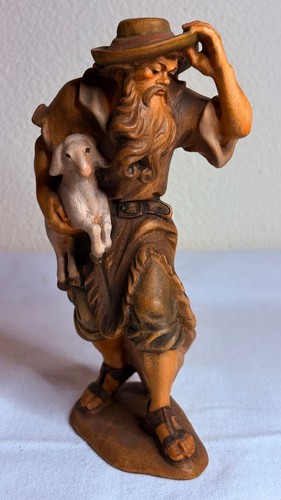 Holz krippenfigur - holz,