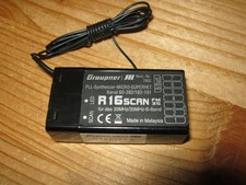 Empfänger Graupner R 16 Scan 35 Mhz A+B- Band 7052