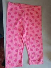 LEGGINS FÜR MÄDCHEN GRÖßE 98/104 ROSA MIT PINKEN ❤ ? NEU