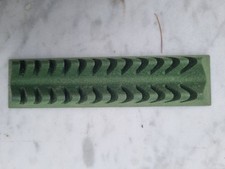 Haushalt - Besteckhalter- für 12 Teile - Kern Holz mit grünem Filz -gebraucht