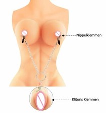 Nippelklemmen Klitoris Kette