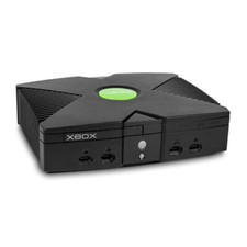 Microsoft XBox X-Box Konsole Schwarz Gehäuse stark gebrochen #C-Ware