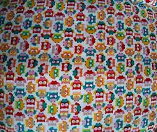 Baumwollstoff  bunte Eulen