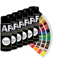 RAL Lack Spraydose 6er Pack Autolack Sprühdose matt Buntlack