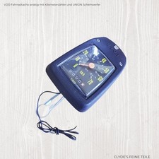 VDO Fahrradtacho analog mit Kilometerzähler und UNION Scheinwerfer