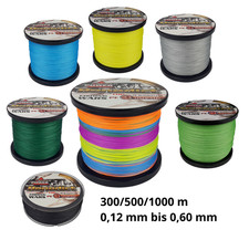 TOPSELLER!  GEFLOCHTENE ANGELSCHNUR 0,033€/m Angelsehne Fishing Line 300-1000m