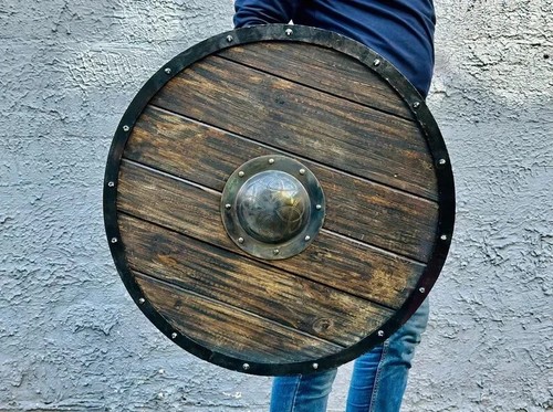 Wikinger holzschild replik - wikinger,