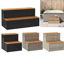 Whirlpooltreppe Poly Rattan