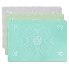 XXL Silikon Backunterlage Backmatte Matte Ausrollmatte Teigmatte Rollmatte