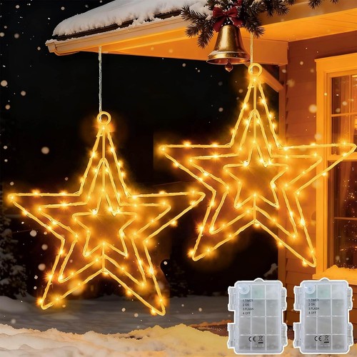 Beleuchteter weihnachtsstern - weihnachtsstern, 2