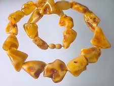 Bernstein Kette aus Wertvollen