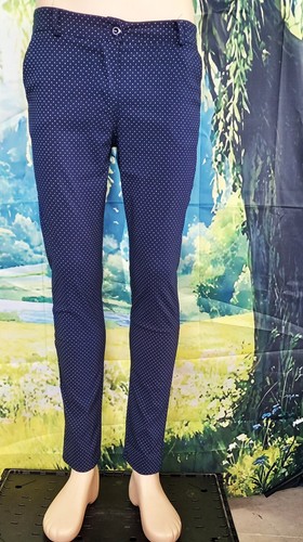 Damen stretch hose gepunktet - stretch,