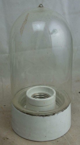 Alter glas lampenschirm - glas,