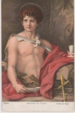 Künstler-AK Andrea del Sarto: Johannes der Täufer - ungel. ca. 1920