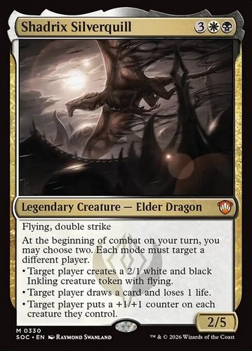 Mtg shadrix silverquill - *mtg:, 4x