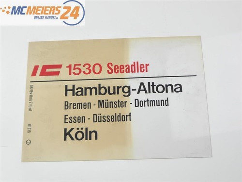 Zuglaufschild waggonschild - zuglaufschild,