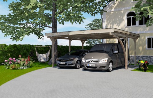 Weka doppelcarport 616 mit - weka, a