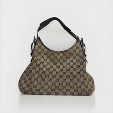 Gucci GG Canvas Hobo Bag Braun