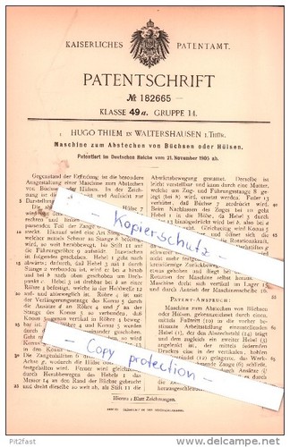 Original patent thiem in - original,