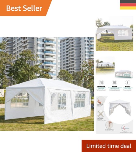 Elegantes 3x6m partyzelt mit - 3x6m,