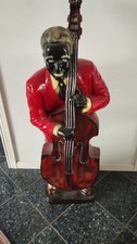 Kontra-Bass Musiker Dekofigur