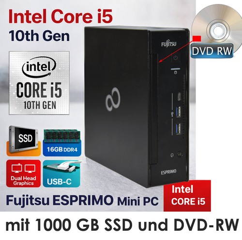 Fujitsu esprimo 10g 16gb - esprimo, i5-10g