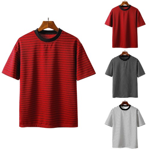 Herren gestreiftes kurzarm - herren,