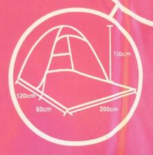 KEUMER Campingzelt Pop-Up-Zelt Wasserdichtes Zelt 2- 3 Pers Strandmuschel HJ7