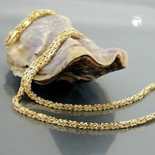 Königskette 585 echt Gold 50 cm Ca. 2 mm Damen Herren massiv Halskette unisex