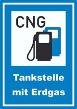 Tankstelle mit Erdgas