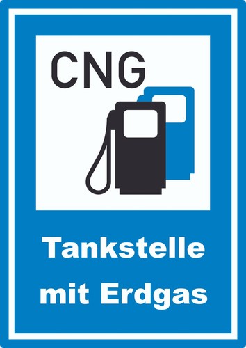 Tankstelle mit erdgas - tankstelle,