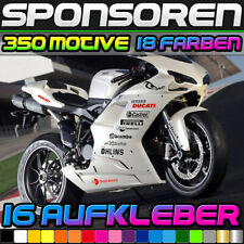 16er SET #  MOTORRAD Sponsoren