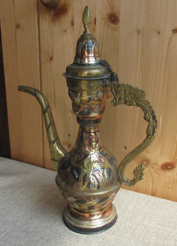 Kupfer messing kanne mit - -,