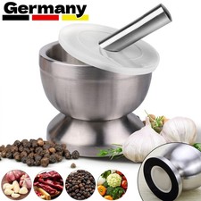 Mörser mit Stößel + Deckel