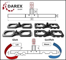100 - 3000 PROFI Abstandhalter 4 mm - 7 mm für Terrassendielen Distanzhalter