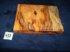 Eibe Schmuckholz für Holzschmuck basteln Edelholz  125 x 164 x 18 mm   Nr. 437