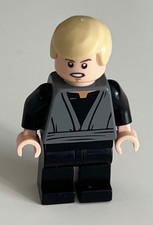 Lego Star Wars Minifigur Luke Skywalker Dark Bluish Gray Jedi Robe sw0395