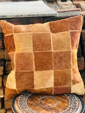 18 " Echt Kuhfell Kissen