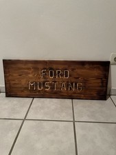 Ford Mustang, Schild, Holz,  Selbst Gemacht, DIY Weihnachtsgeschenk geschenk