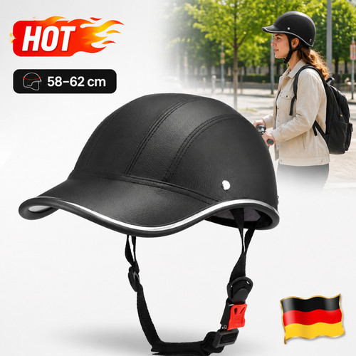 Halbhelm baseballkappe retro - halbhelm,