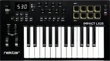 B-WARE Nektar Impact LX25 Mk3 25 Tasten MIDI Controller Keyboard DAW8  Pads USB