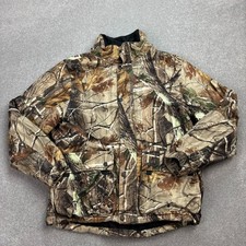 RealTree Jacke Erwachsene mittelbraun Workwear Camouflage gefüttert Jagd Outdoor Mantel Herren*