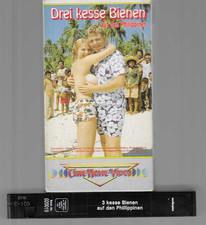 Pappe / Pappbox  Olivia Pascal  3 kesse Bienen auf den Philippinen   VHS Rarität