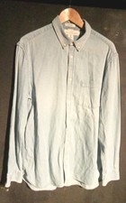 H&M Herren Jeanshemd Regular Größe L Blau L.O.G.G .